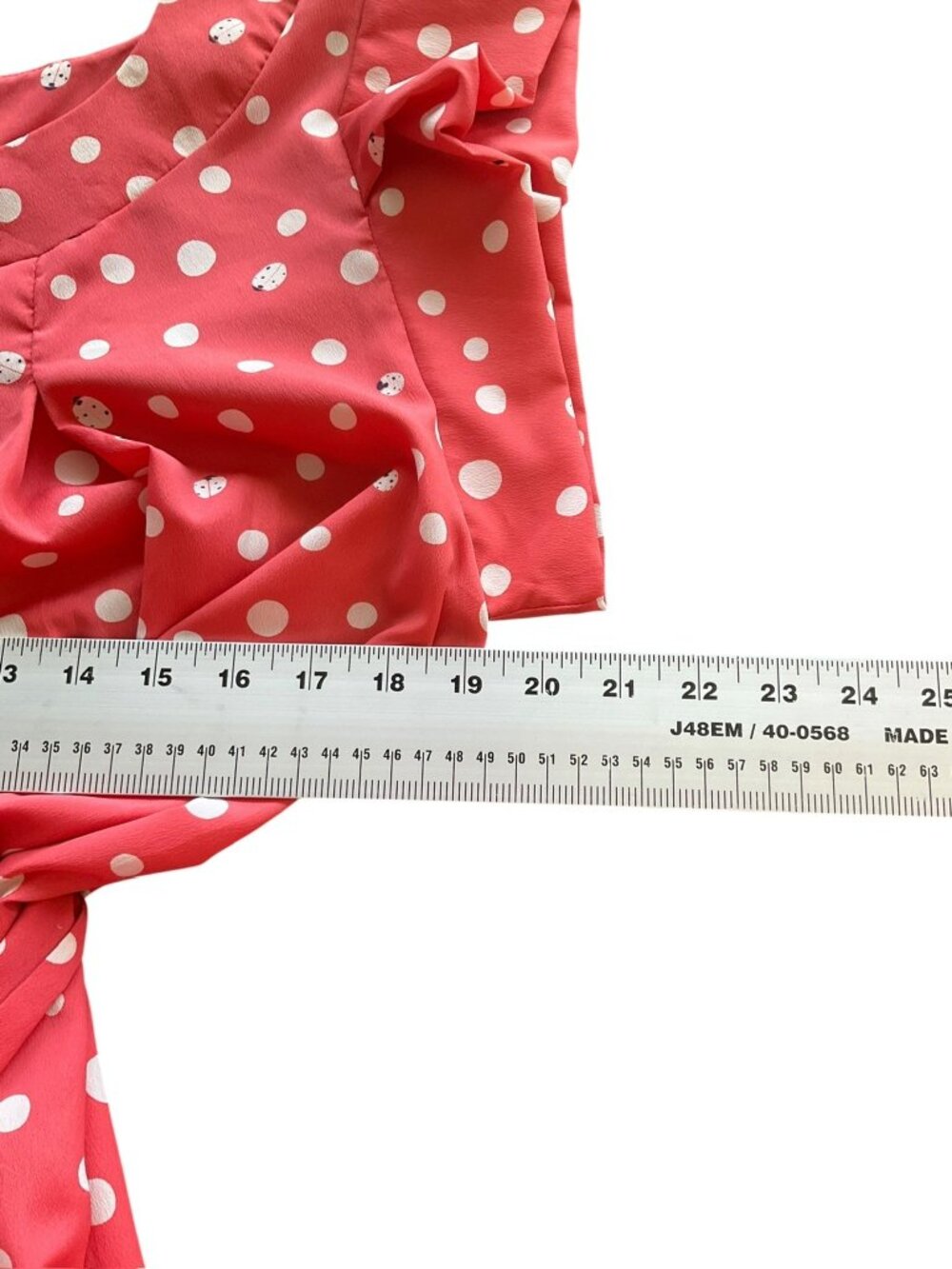 Wish Short Polka Dot Dress With A Tie Waist - Picture 4 of 7